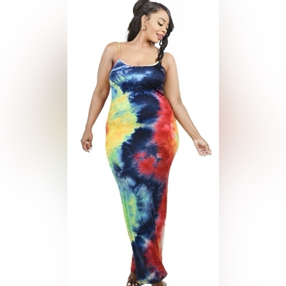 Super cute tie-dye maxi